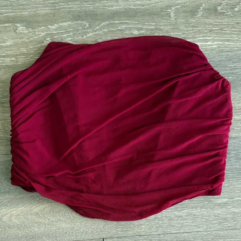 Elegant Burgundy Women's Corset